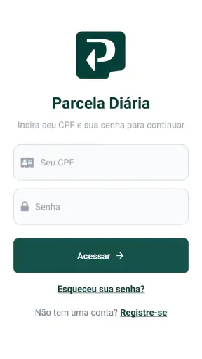 Parcela Diária screenshot
