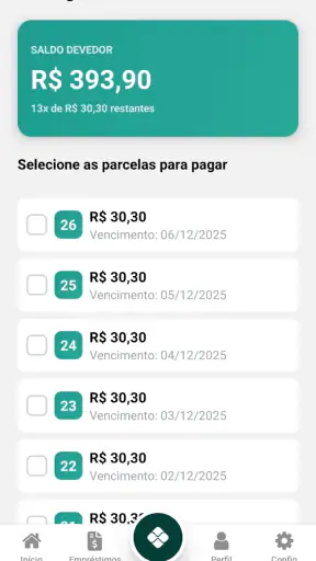 Parcela Diária screenshot