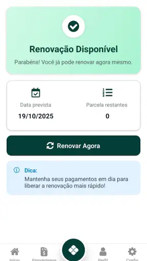 Parcela Diária screenshot