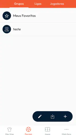 Parciais CFC screenshot