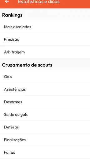 Parciais CFC screenshot