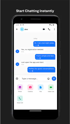Parrot Chat Messenger screenshot
