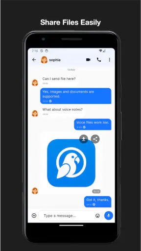 Parrot Chat Messenger screenshot