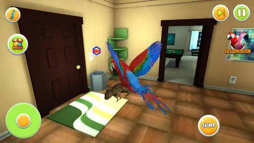 Parrot Simulator: Pet World 3D screenshot