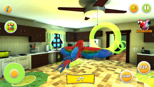 Parrot Simulator: Pet World 3D screenshot