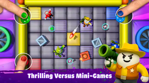 Party Game Hub 3D: 4 jogadores screenshot