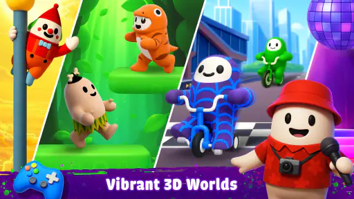 Party Game Hub 3D: 4 jogadores screenshot