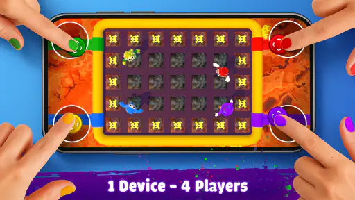 Party Game Hub 3D: 4 jogadores screenshot