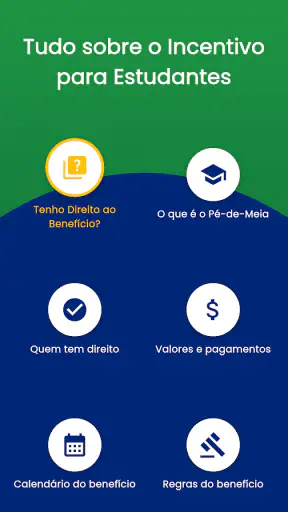 Pé de Meia Renda Aluno Guia screenshot