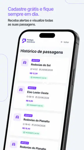 Pedágio Eletrônico screenshot