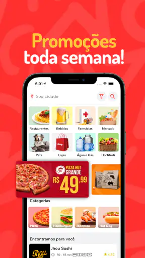 pede.ai - delivery de tudo screenshot