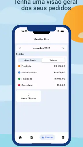 Pedidos, Orçamentos e Recibos screenshot