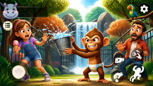 Pequeno Macaco: Bagunceiro do screenshot