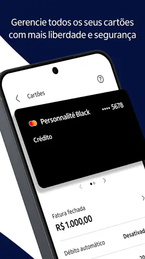 Personnalité: banco e cartão screenshot