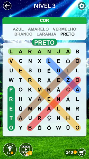 Pesquisa de palavras screenshot