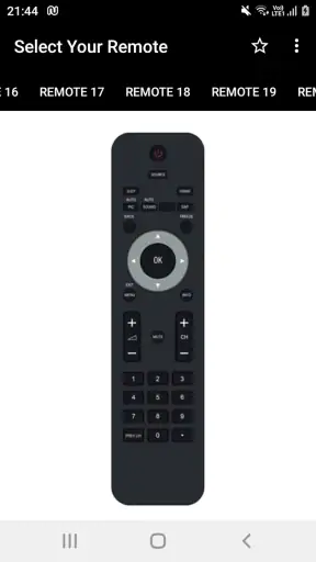 Philips TV Remote Controller screenshot