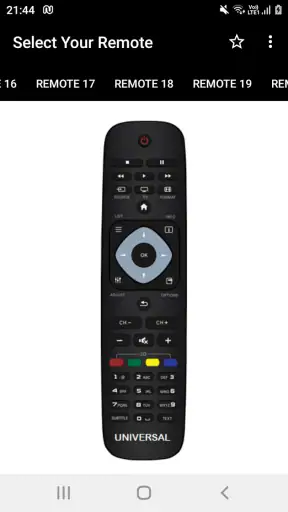 Philips TV Remote Controller screenshot