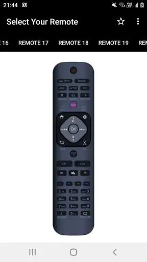 Philips TV Remote Controller screenshot
