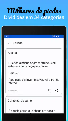 Piadas Engraçadas screenshot