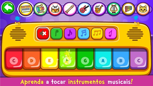 Piano Crianças Música Canções screenshot