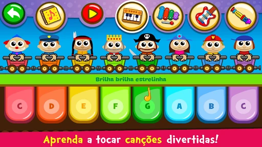 Piano Crianças Música Canções screenshot