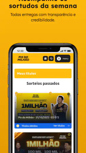 Pix do Milhão screenshot