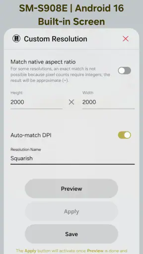 Pixels: Resolution+DPI Changer screenshot