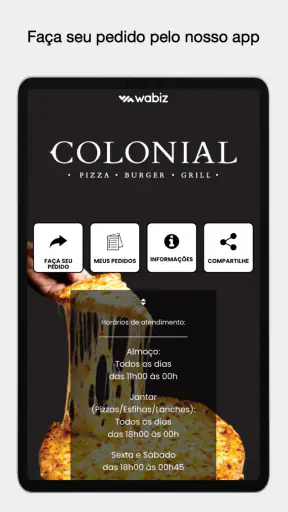 Pizzaria Colonial screenshot
