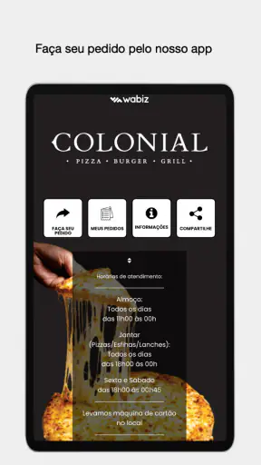 Pizzaria Colonial screenshot