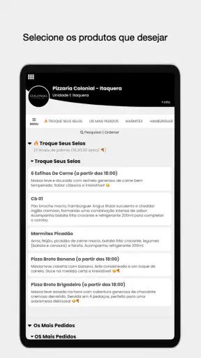 Pizzaria Colonial screenshot