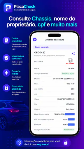 PlacaCheck - Consulta placa screenshot