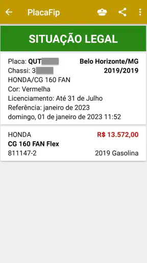 PlacaFip - Consulta placa screenshot