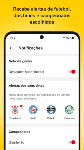 Placar UOL: Futebol e notícias screenshot