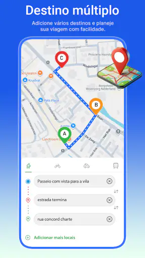 Planejador de rotas gratis screenshot
