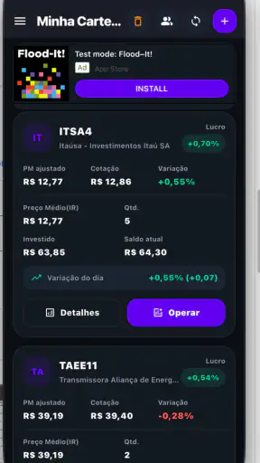 Planilha Invest screenshot