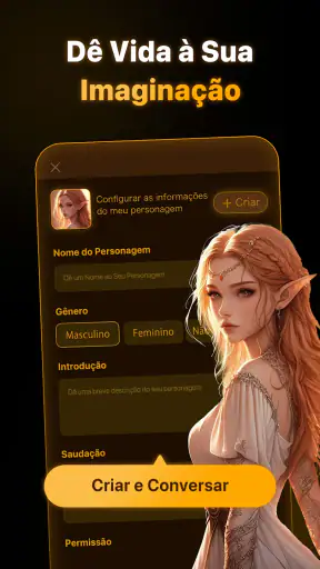 PolyBuzz: Fale com Amigos IA screenshot