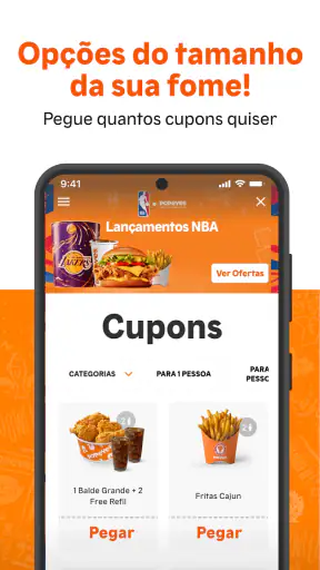 Popeyes Brasil screenshot