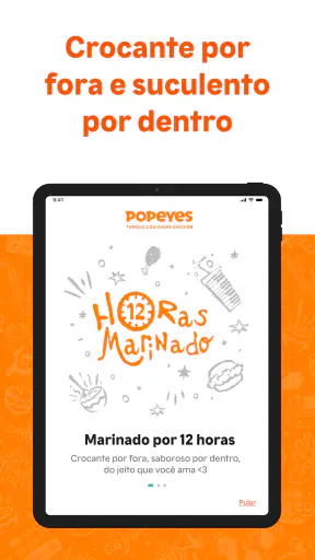Popeyes Brasil screenshot