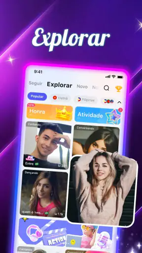 Poppo Live-Transmissão ao Vivo screenshot