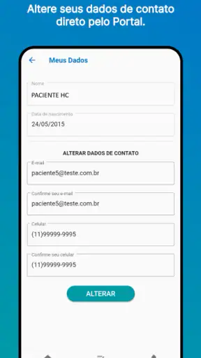 Portal do Paciente HC screenshot