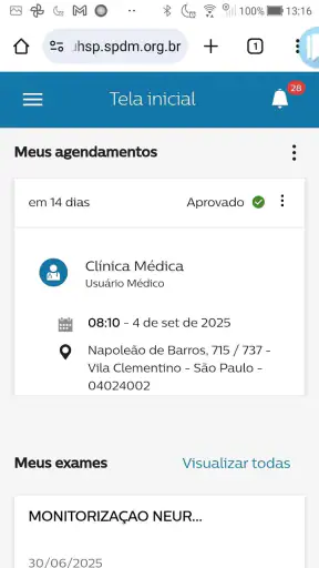 Portal Paciente SPDM Afiliadas screenshot