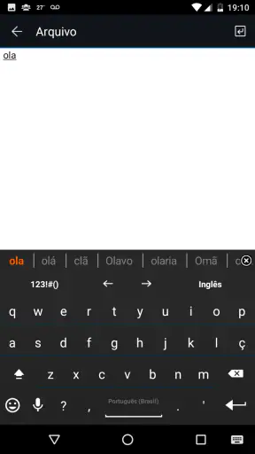 Português Brasileiro para o An screenshot