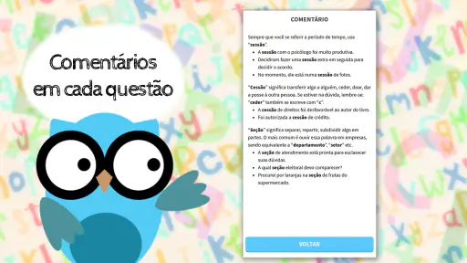 Português Coruja screenshot