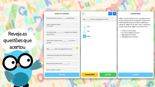 Português Coruja screenshot