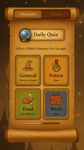 Potter Personality Quiz screenshot