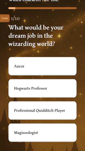 Potter Personality Quiz screenshot