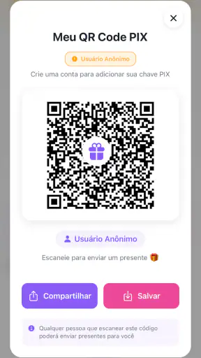 Presente PIX screenshot