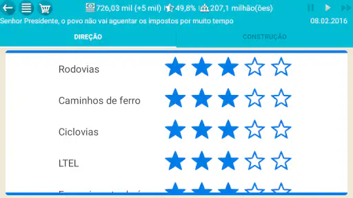 Presidente Simulador screenshot