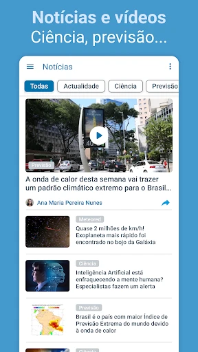 Previsão do Tempo - Meteored screenshot