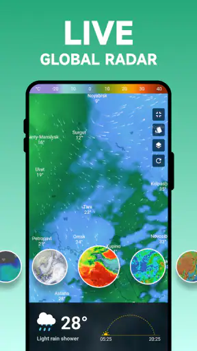 Previsão do tempo - Radar screenshot